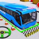 Parcare autobuze de poliție- Simulare